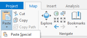 Paste button